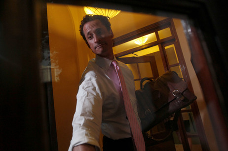 Photo credit: Mary Altaffer/AP Democratic Rep. Anthony Weiner closes the front door of his building when arriving home in New York. Photo credit: Mary Altaffer/AP Democratic Rep. Anthony Weiner closes the front door of his building when arriving home in New York.