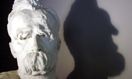 Photograph: Jens Meyer/AP; Description: Friedrich Nietzsche: 'We godless anti-metaphysicians still take our fire… from the flame lit by a faith that is thousands of years old.' Photograph: Jens Meyer/AP; Description: Friedrich Nietzsche: 'We godless anti-metaphysicians still take our fire… from the flame lit by a faith that is thousands of years old.'