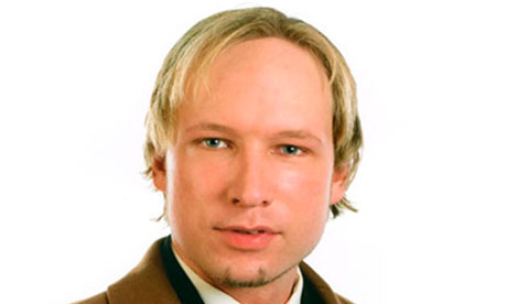 Photograph: Ho/Reuters; Description: Norway mass murderer Anders Breivik's internet writings show him to be anti-Muslim and anti-Marxist, not a fundamentalist Christian. Photograph: Ho/Reuters; Description: Norway mass murderer Anders Breivik's internet writings show him to be anti-Muslim and anti-Marxist, not a fundamentalist Christian.