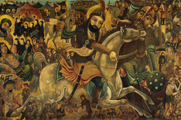 Image: Brooklyn Museum/Corbis ‘The Battle of Karbala,’ Abbas Al-Musavi’s depiction, circa 1900, of a seventh-century clash of Islamic factions. Image: Brooklyn Museum/Corbis ‘The Battle of Karbala,’ Abbas Al-Musavi’s depiction, circa 1900, of a seventh-century clash of Islamic factions.