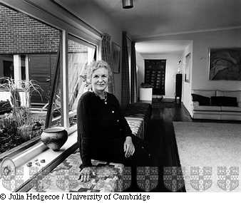 Photo credit: Julia Hedgecoe; Description: Dame Gillian Beer in Cambridge Photo credit: Julia Hedgecoe; Description: Dame Gillian Beer in Cambridge
