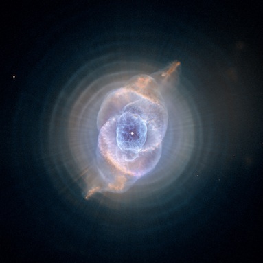 The Cat's-Eye Nebula is pictured from the Hubble Space Telescope. Photo: CNS The Cat's-Eye Nebula is pictured from the Hubble Space Telescope. Photo: CNS