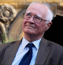 Credit: Julia Vitullo-Martin; Description: John Polkinghorne in Cambridge Credit: Julia Vitullo-Martin; Description: John Polkinghorne in Cambridge