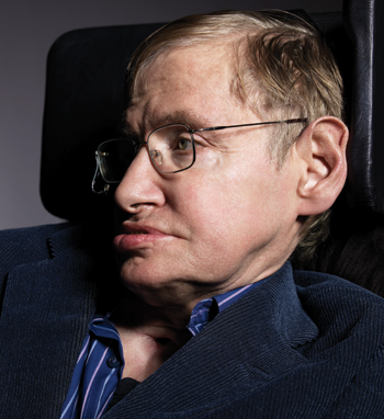Photo Credit: Mackenzie Stroh; Description: Stephen Hawking
