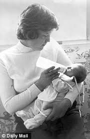 Photo Credit: Daily Mail; First test-tube baby Louise Brown and Mother