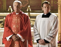 Movie promo shot from Angels & Demons of two priests Movie promo shot from Angels & Demons of two priests