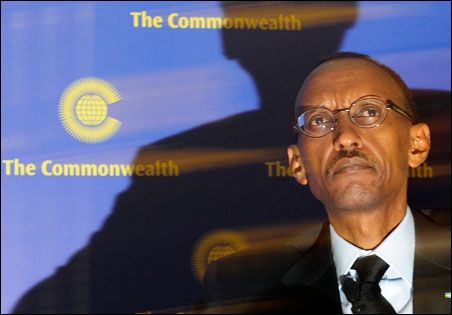 Photo credit: REUTERS/Toby Melville; Description: Rwanda's President Paul Kagame is shown speaking at a news conference at Marlborough House in central London on March 8. Photo credit: REUTERS/Toby Melville; Description: Rwanda's President Paul Kagame is shown speaking at a news conference at Marlborough House in central London on March 8.