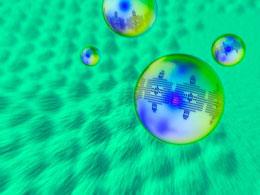 Photo credit: PASIEKA / SCIENCE PHOTO LIBRARY; Description: Quantum dots found a new use for an old technology. Photo credit: PASIEKA / SCIENCE PHOTO LIBRARY; Description: Quantum dots found a new use for an old technology.