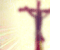 Photo: Out of focus cross Photo: Out of focus cross
